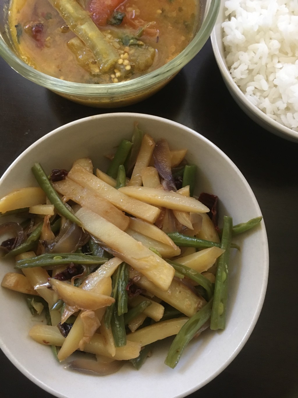 Easy 5 Ingredient Bean and Potato Stir&nbsp;Fry
